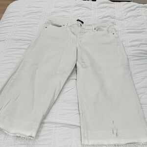 GAP Women's Cream Wide Leg Jeans